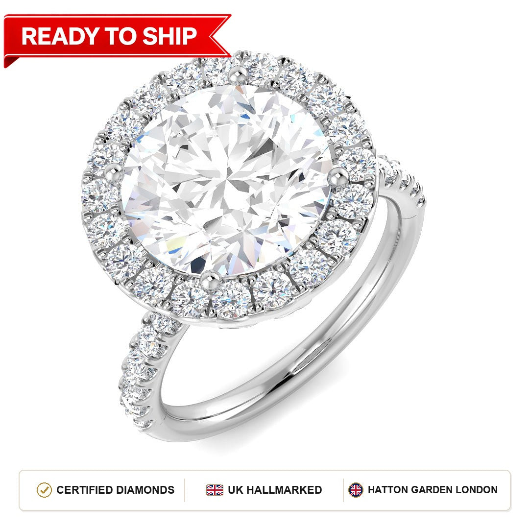 Lab grown diamond earring