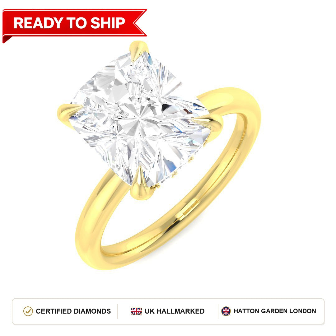 Lab grown diamond earring