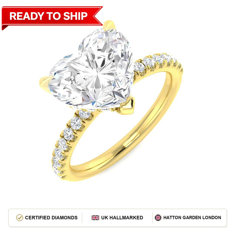 Lab grown diamond earring