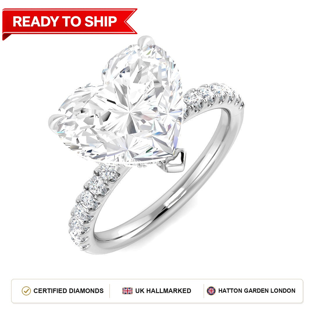 Lab grown diamond earring