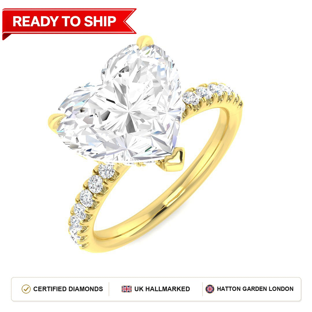 Lab grown diamond earring