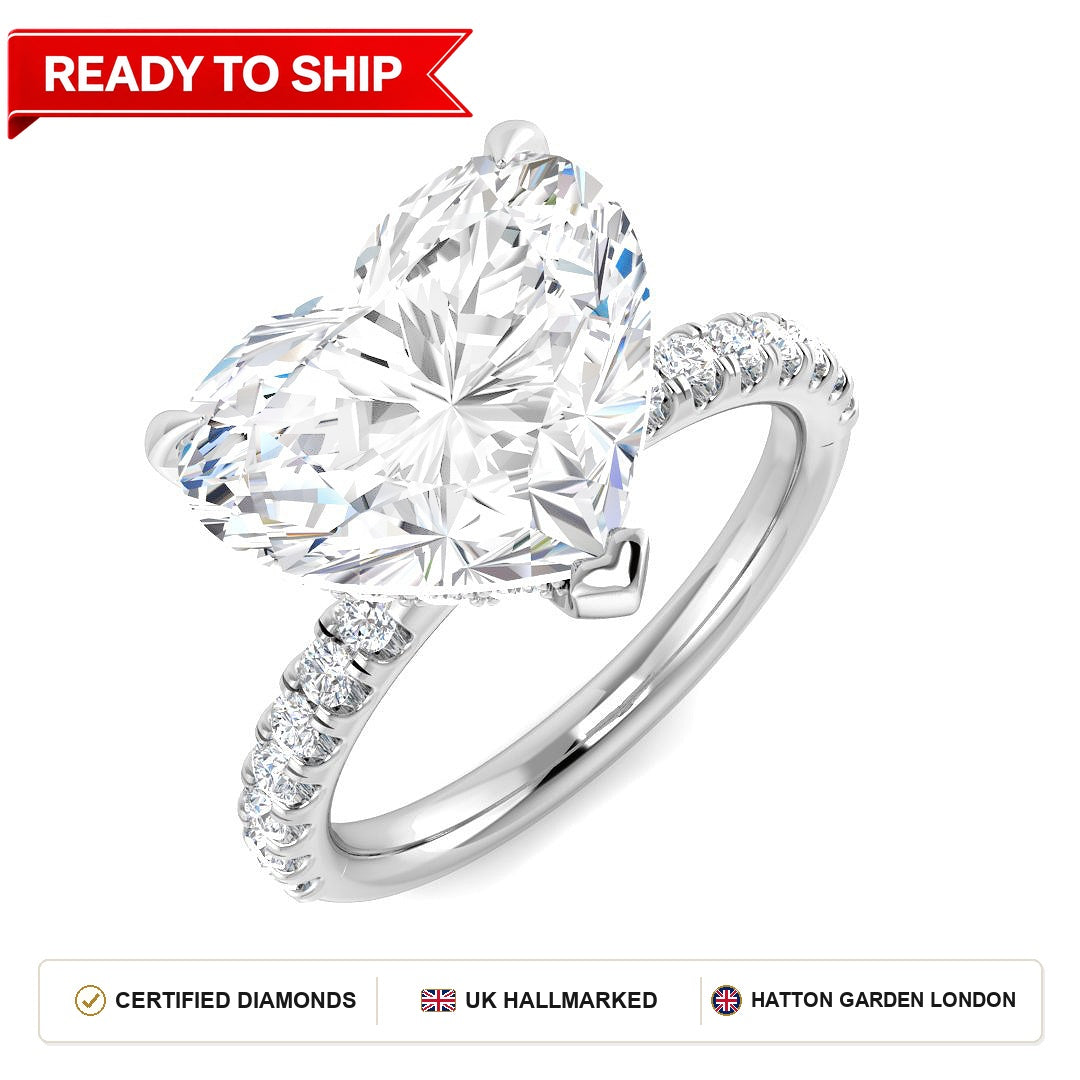 Lab grown diamond earring