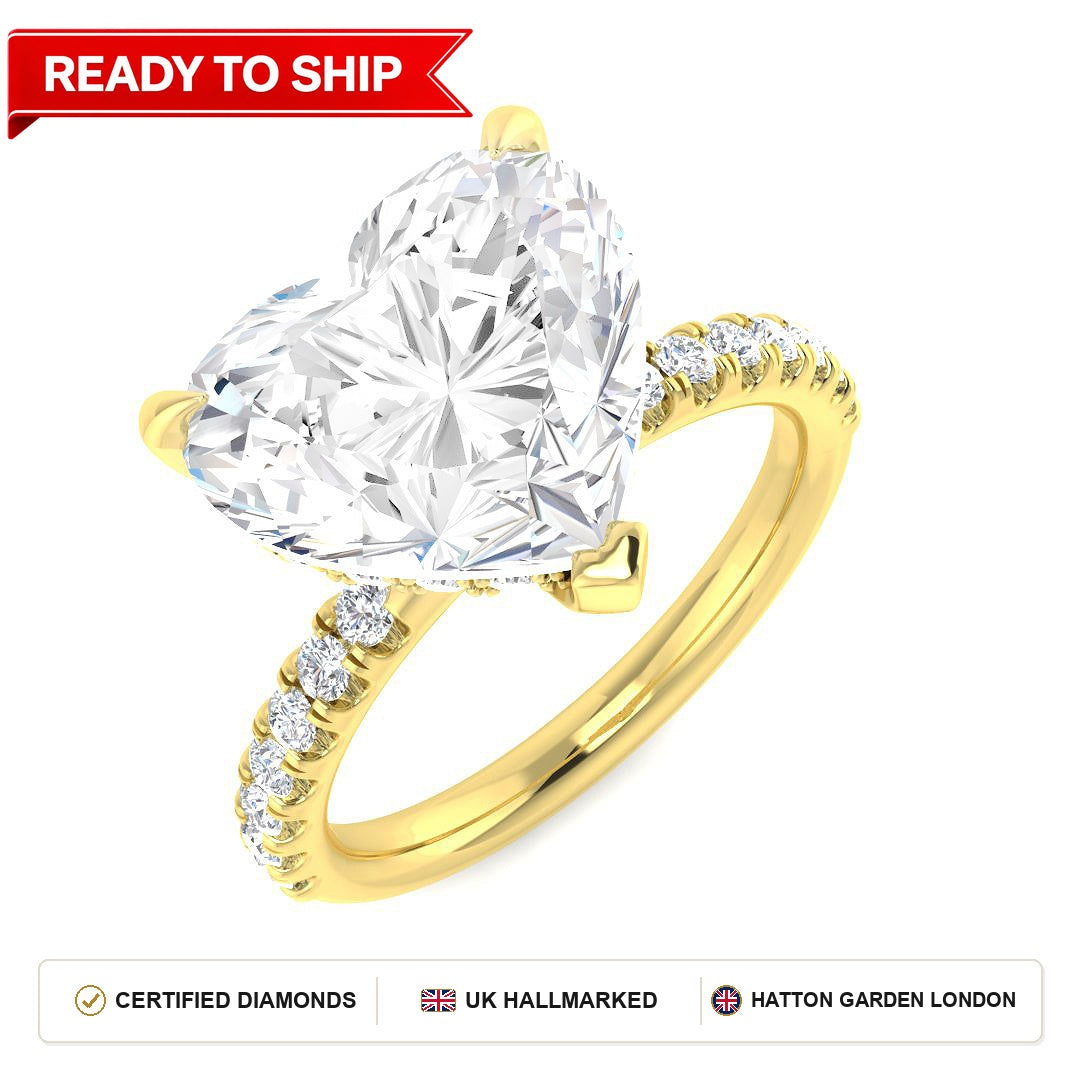 Lab grown diamond earring