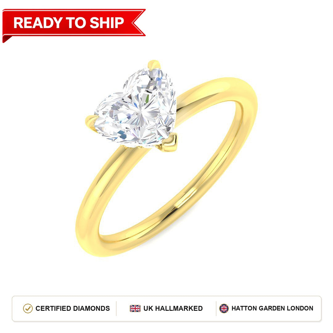 Lab grown diamond earring