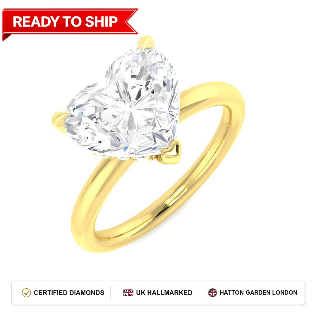 Lab grown diamond earring