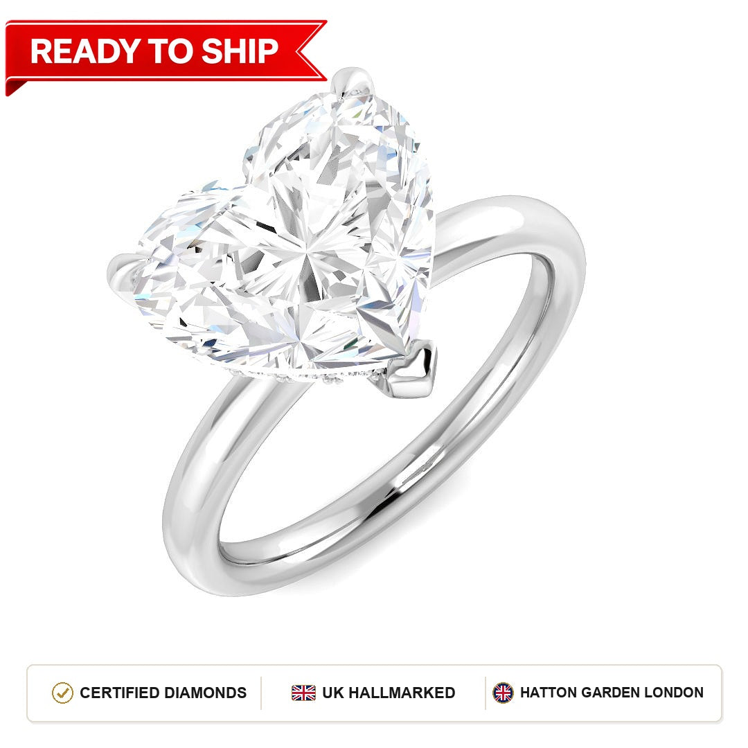 Lab grown diamond earring