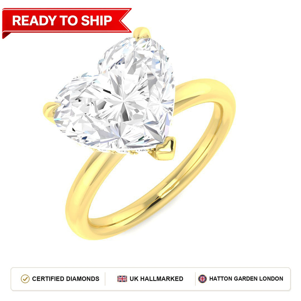 Lab grown diamond earring
