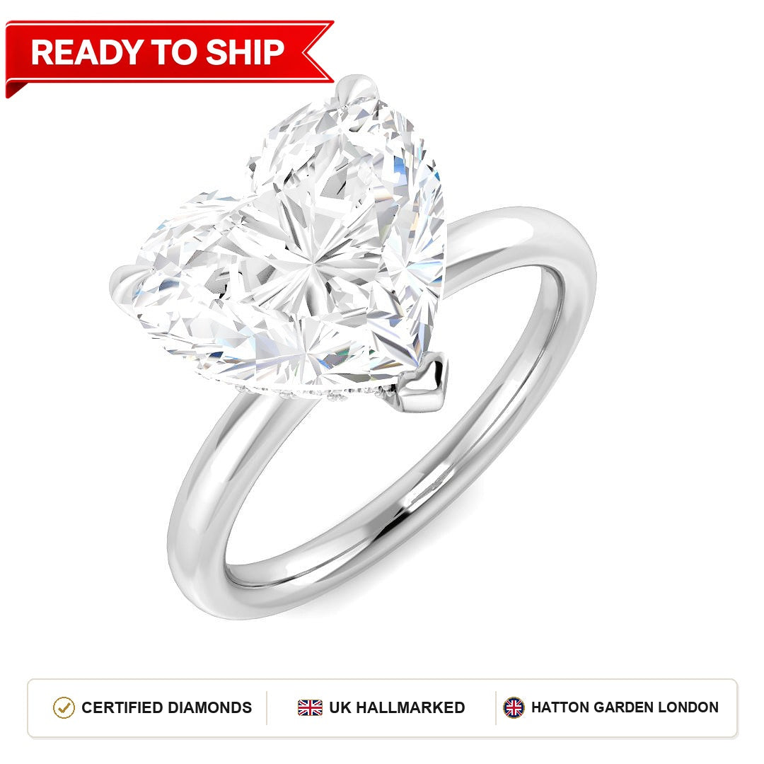 Lab grown diamond earring