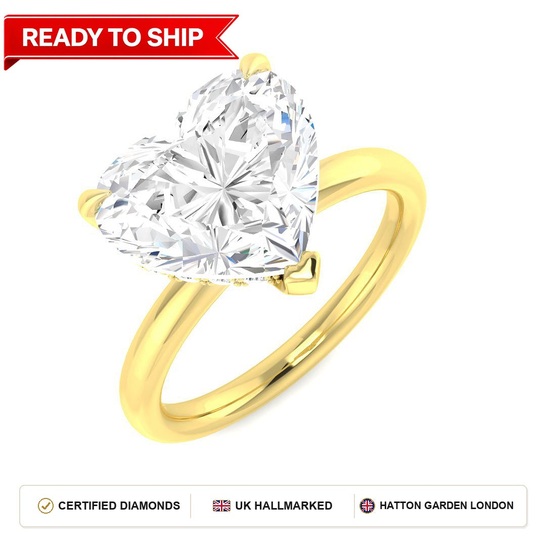 Lab grown diamond earring