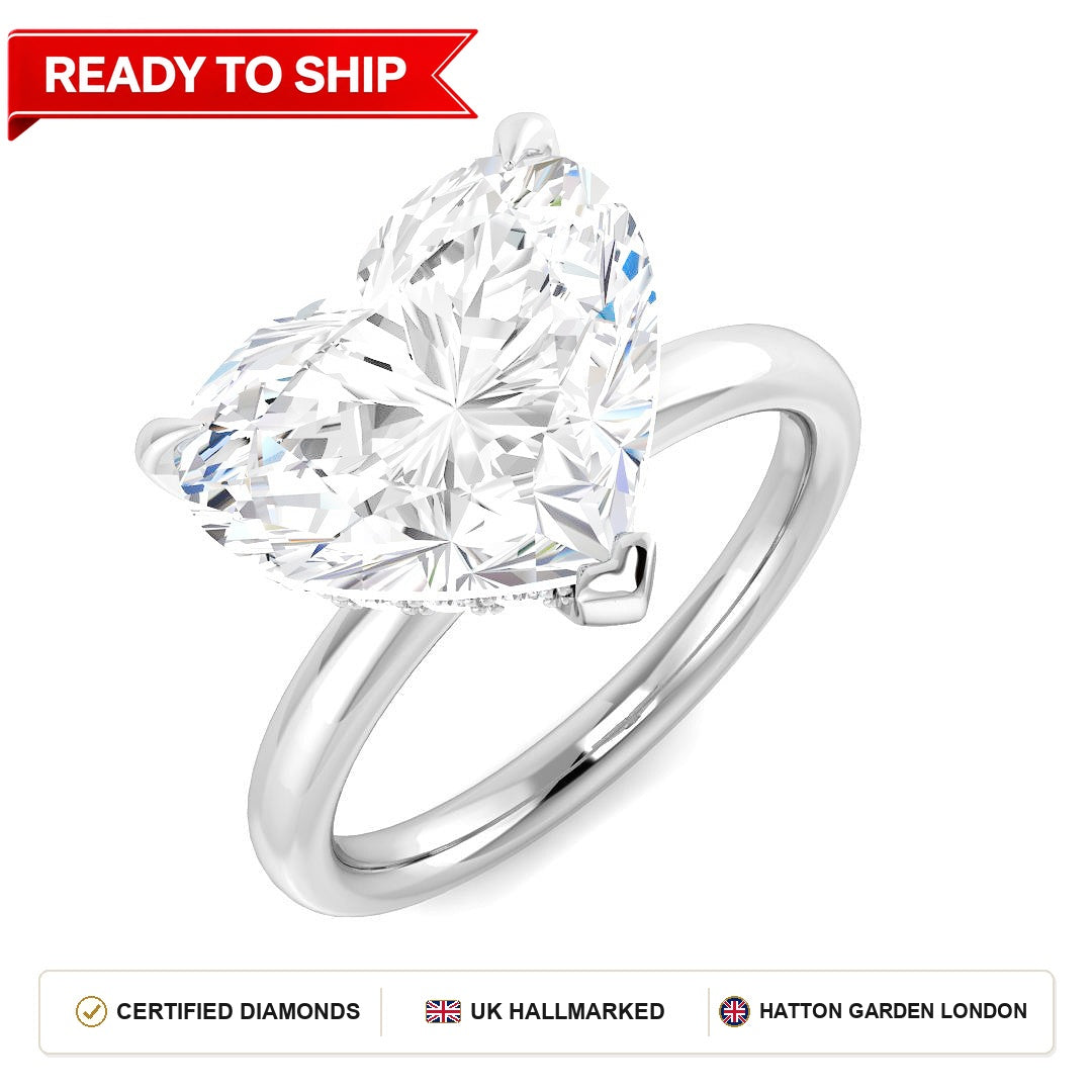 Lab grown diamond earring