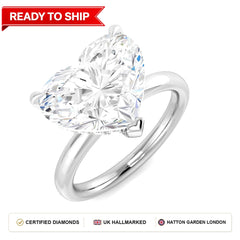 Lab grown diamond earring