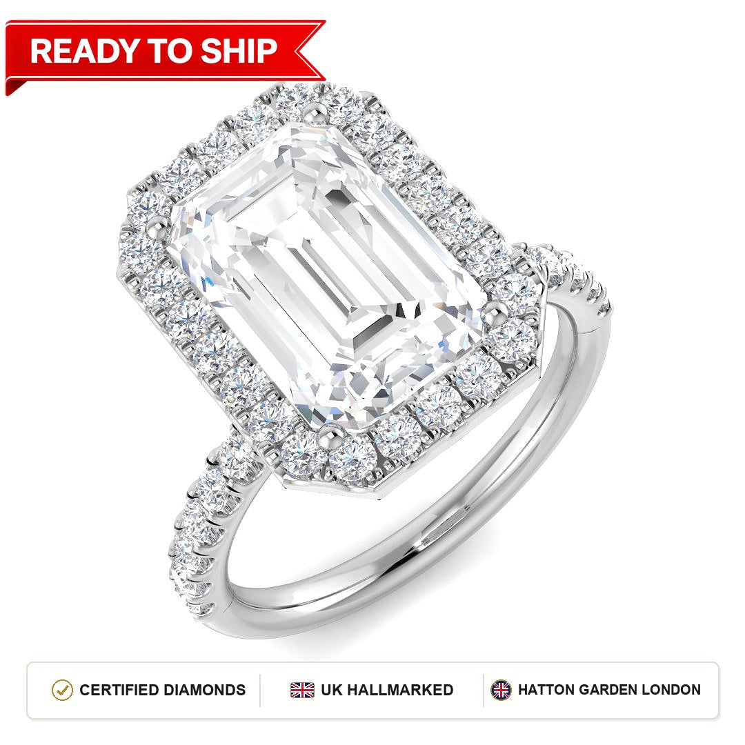 Lab grown diamond earring