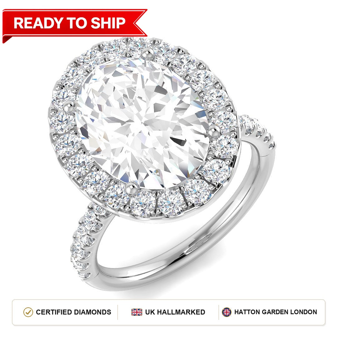 Lab grown diamond earring
