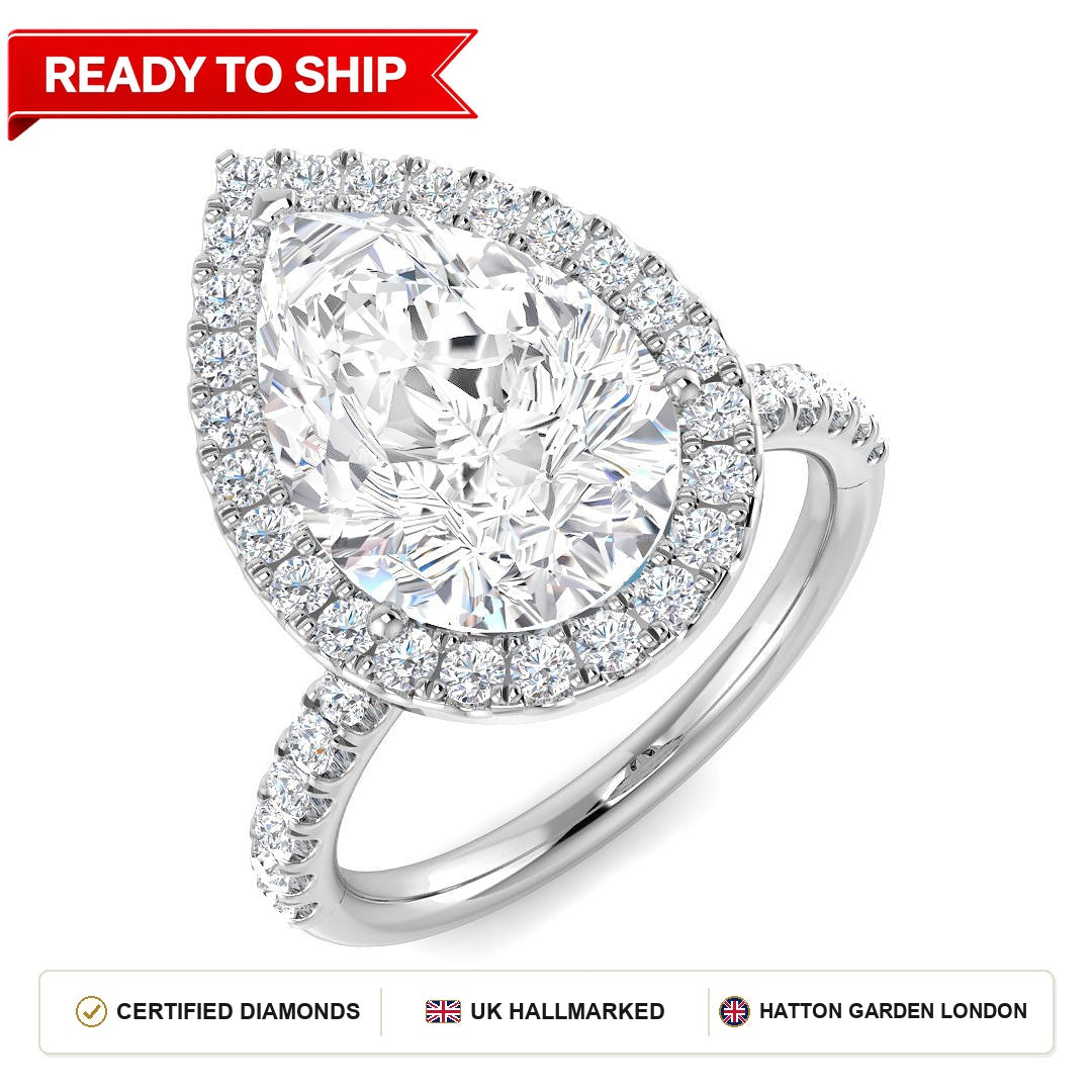 Lab grown diamond earring