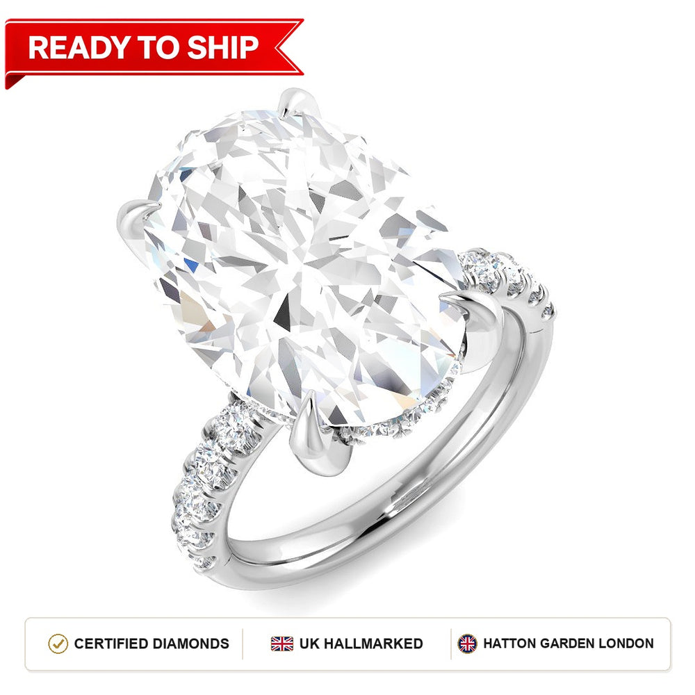 Lab grown diamond earring