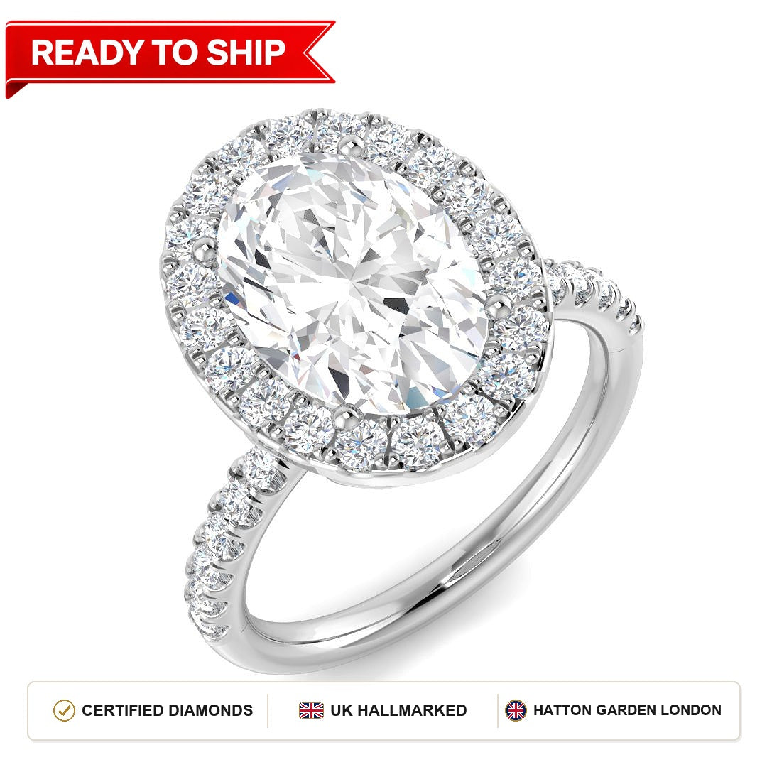 Lab grown diamond earring