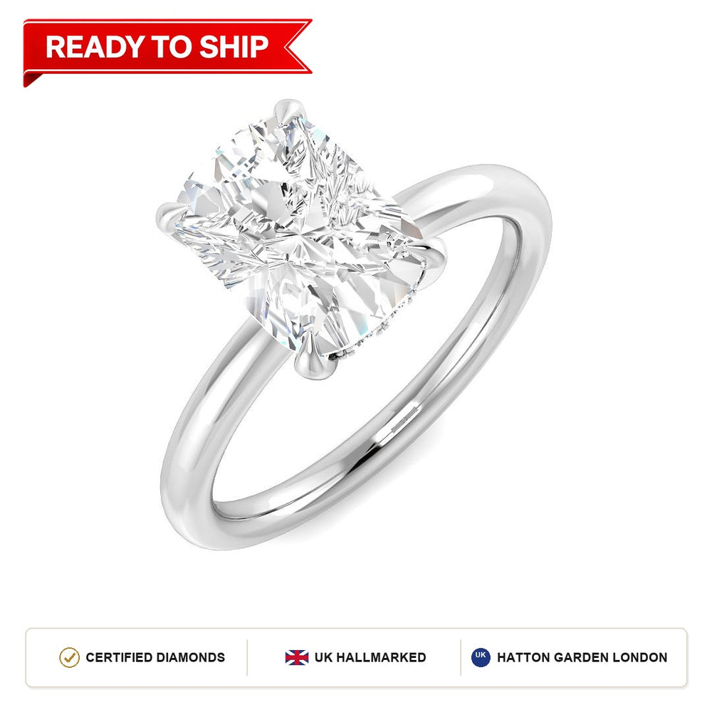 Lab grown diamond earring