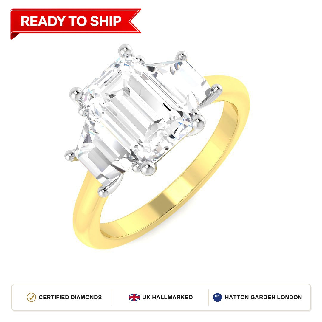 Lab grown diamond earring