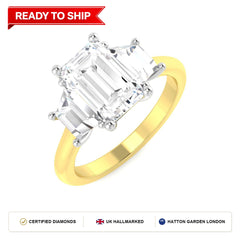 Lab grown diamond earring