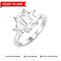 Lab grown diamond earring