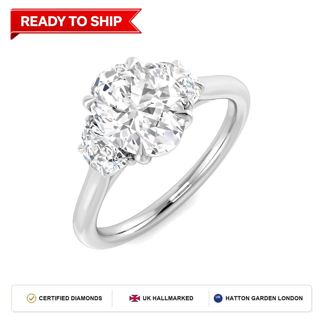 Lab grown diamond earring