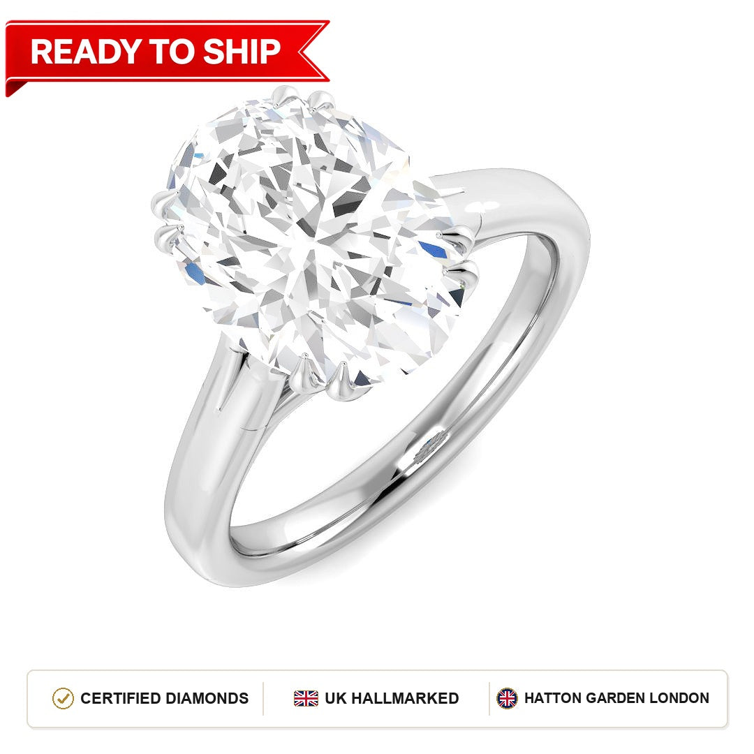 Lab grown diamond earring