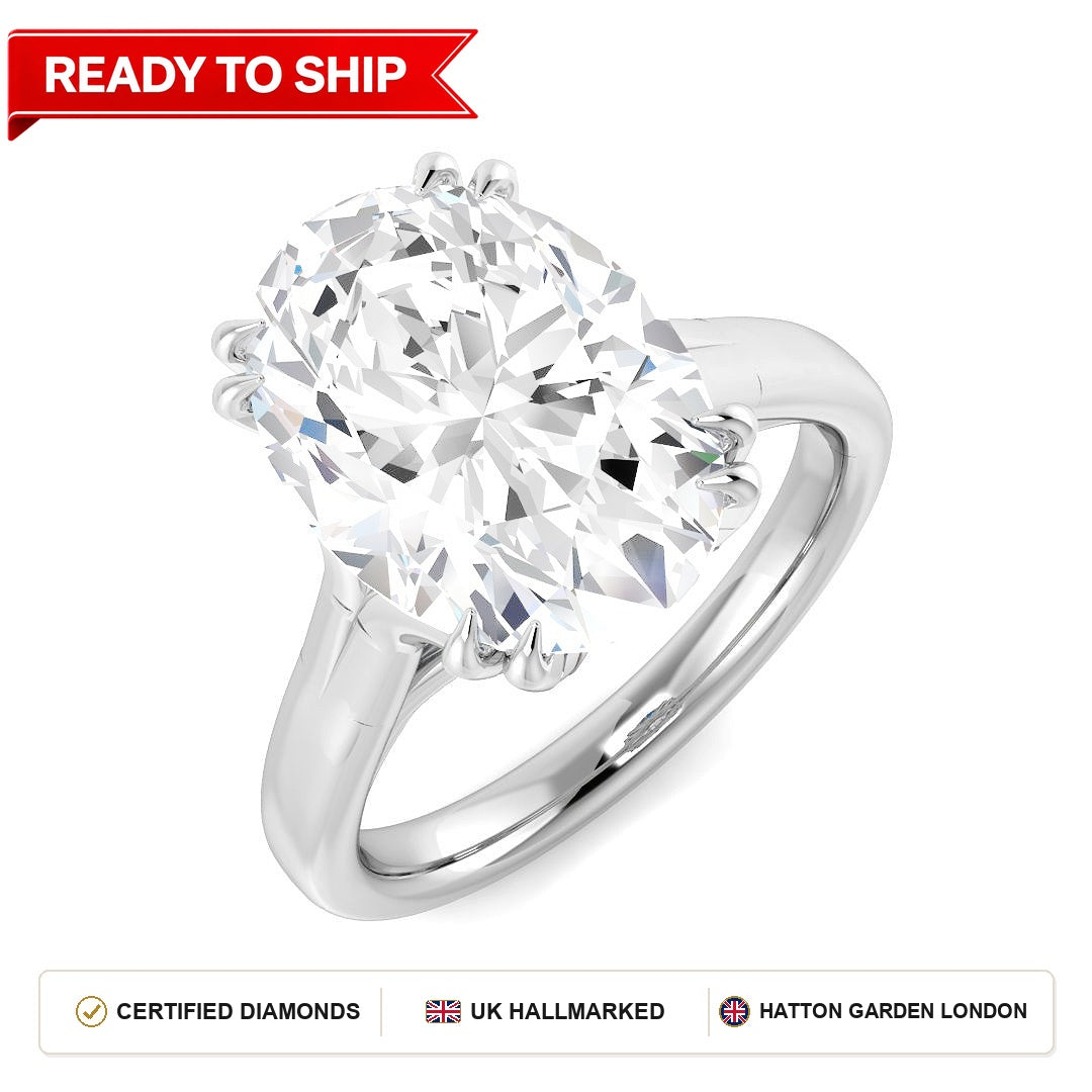 Lab grown diamond earring