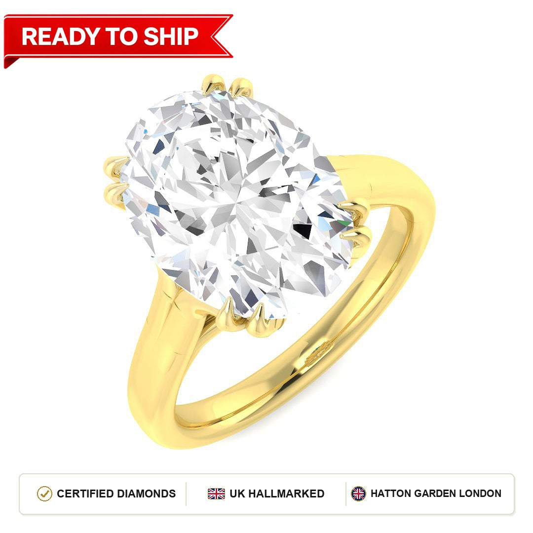 Lab grown diamond earring