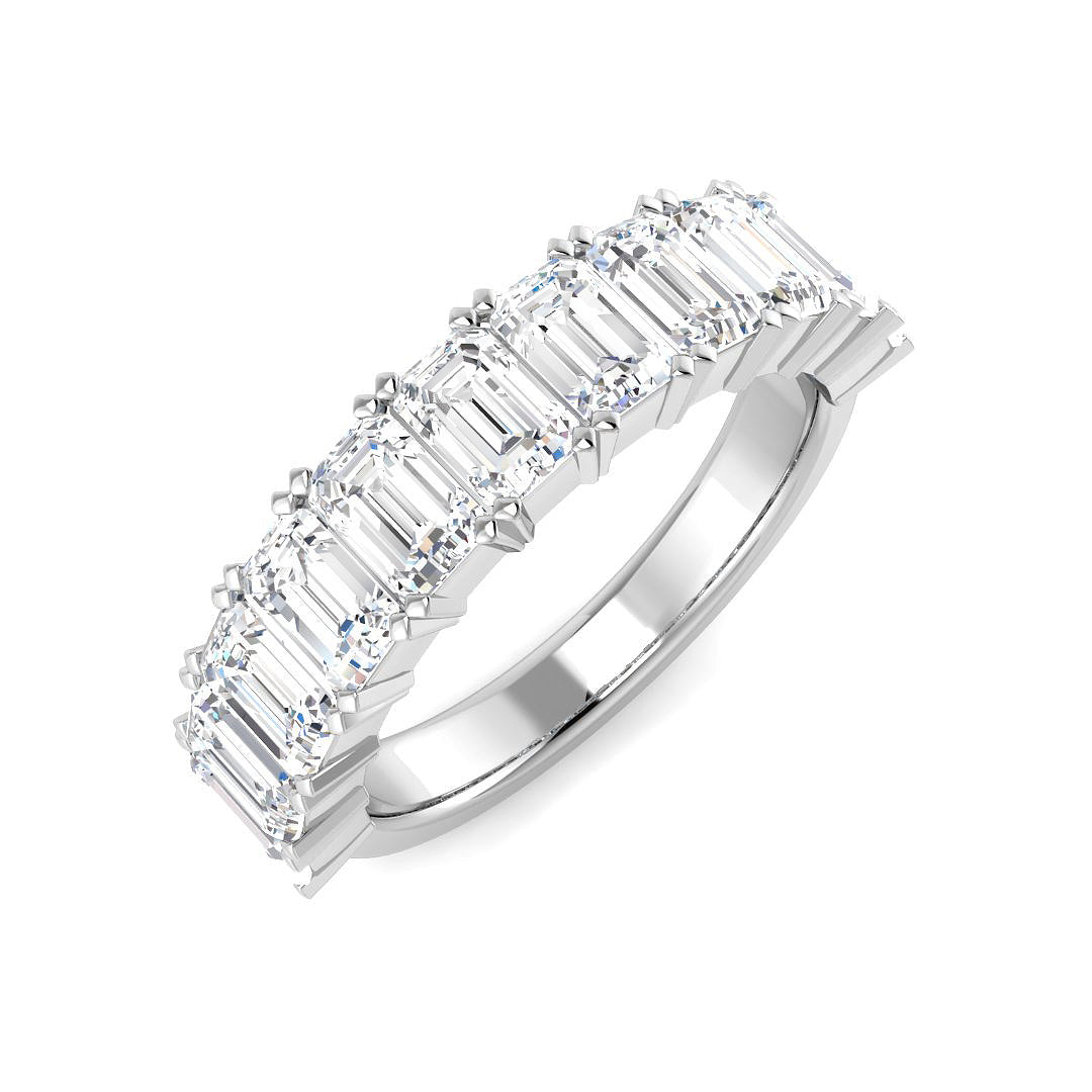 3.06Ct Lab Grown Diamond Ring in 9k White Gold | Ring Size - M