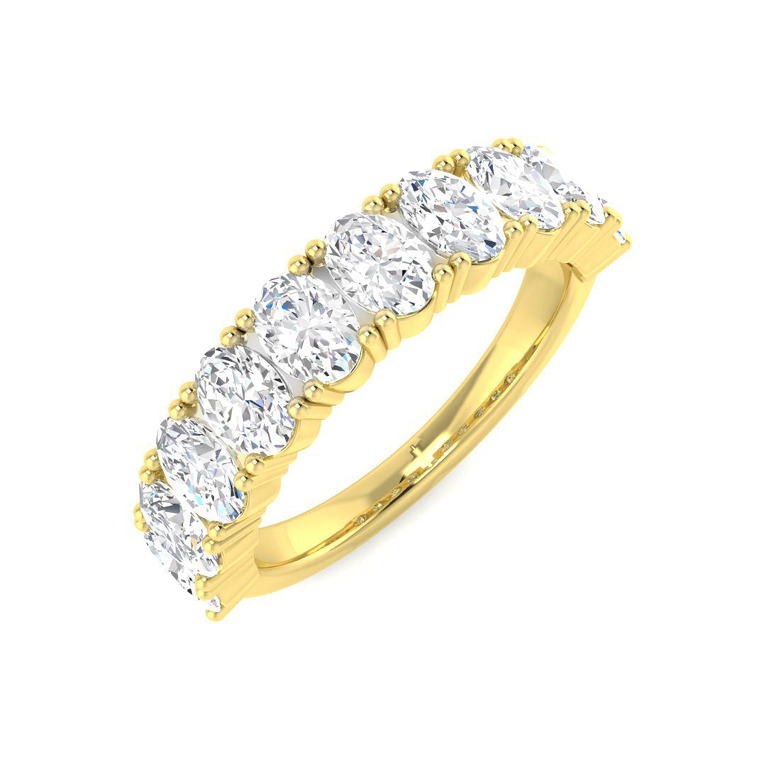 2.02Ct Lab Grown Diamond Ring in 9k Yellow Gold | Ring Size - M
