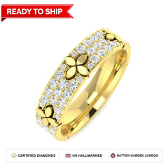 Lab grown diamond earring