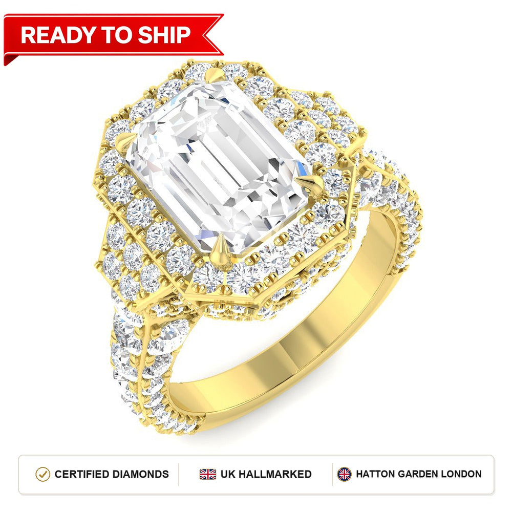 Lab grown diamond earring