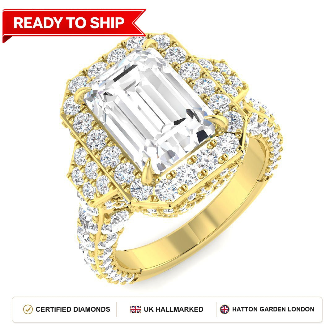 Lab grown diamond earring