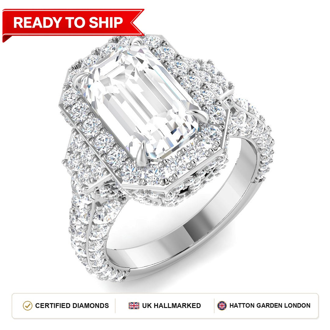 Lab grown diamond earring