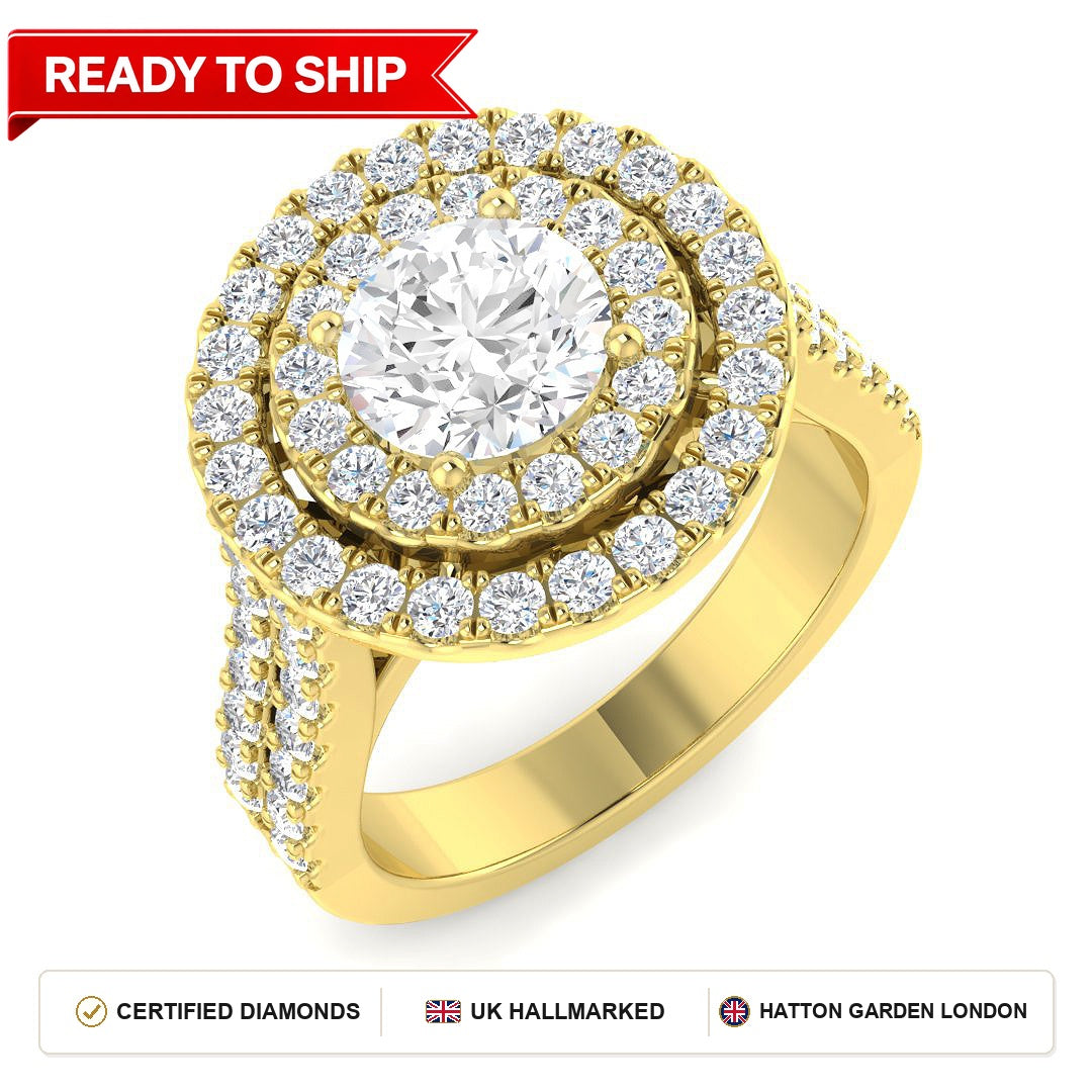 Lab grown diamond earring