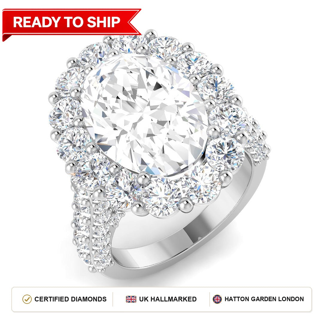 Lab grown diamond earring