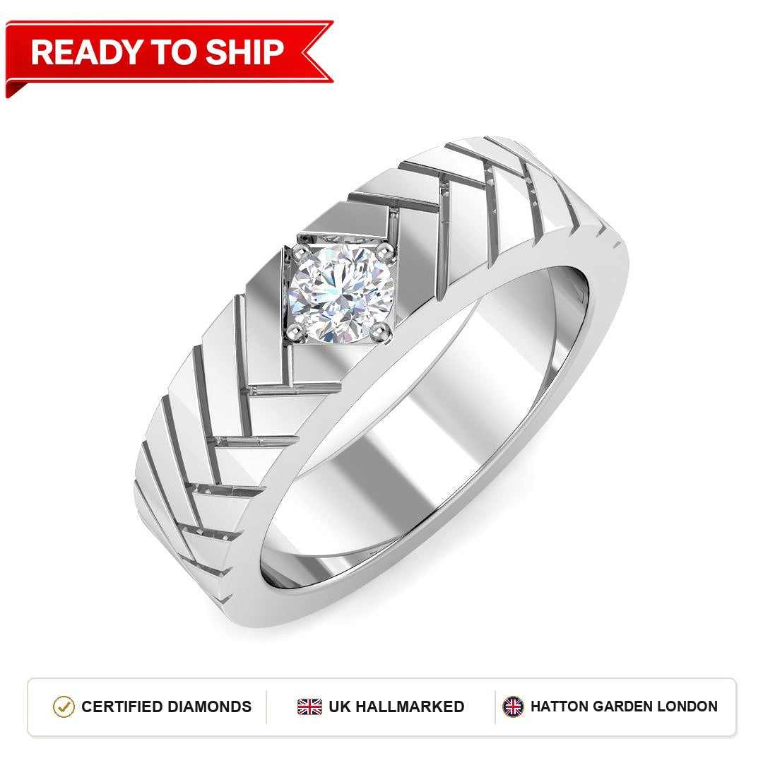 Lab grown diamond earring