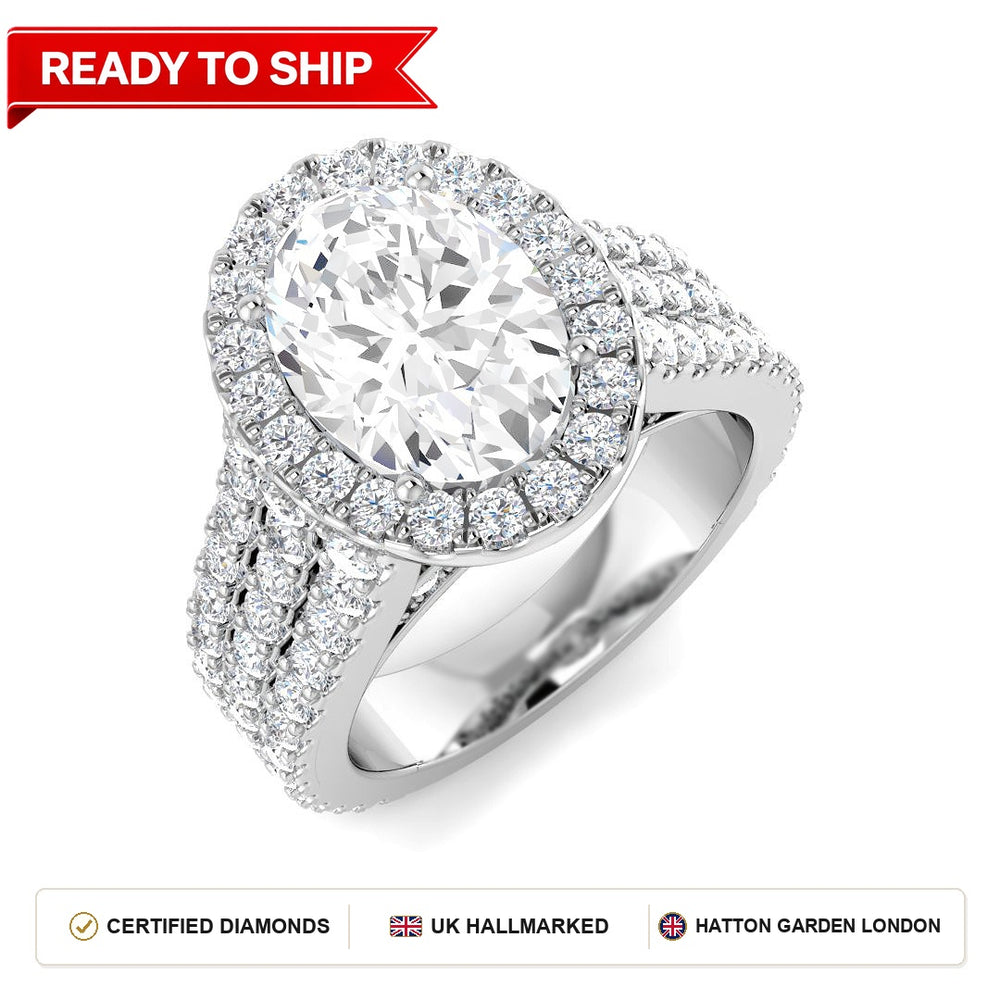 Lab grown diamond earring