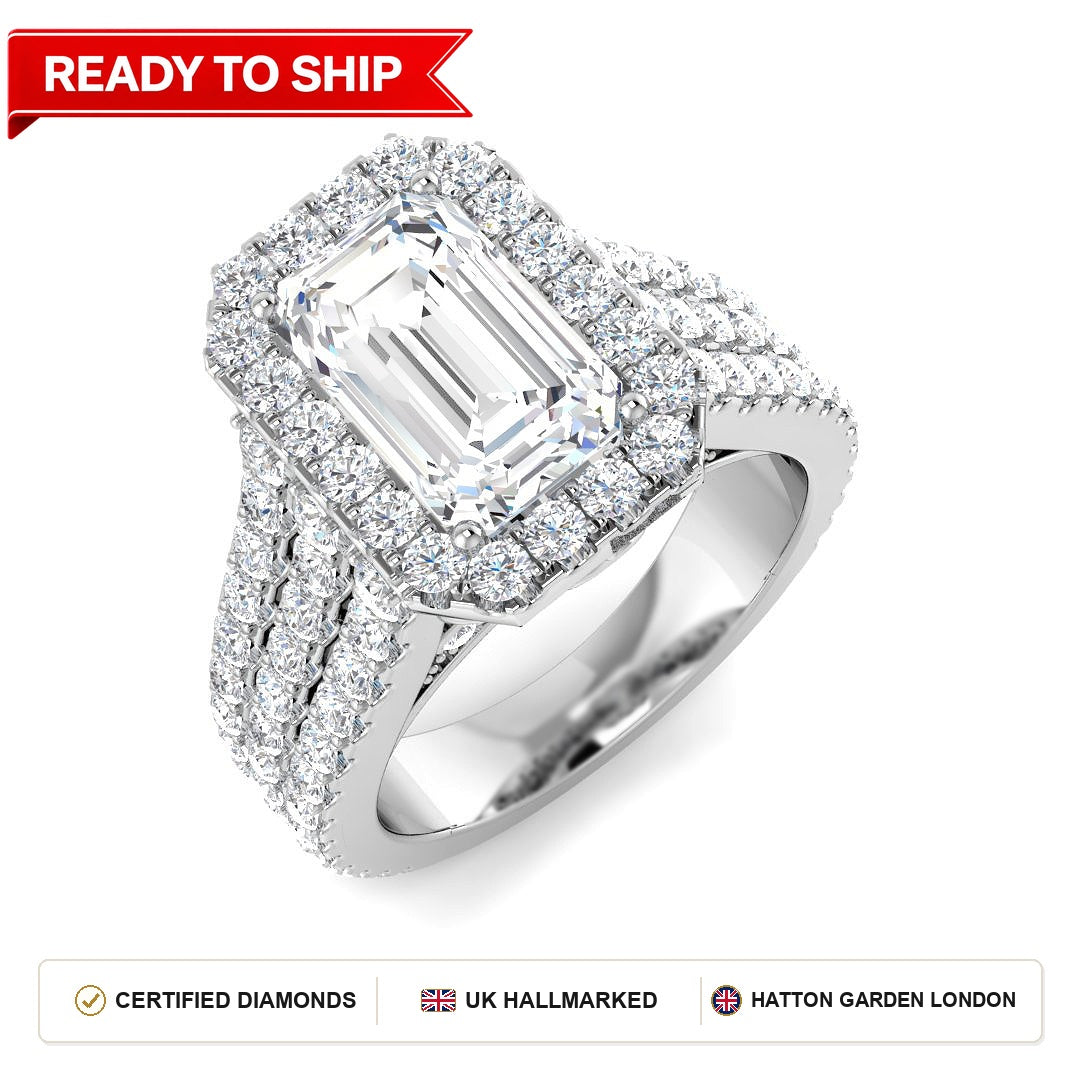 Lab grown diamond earring