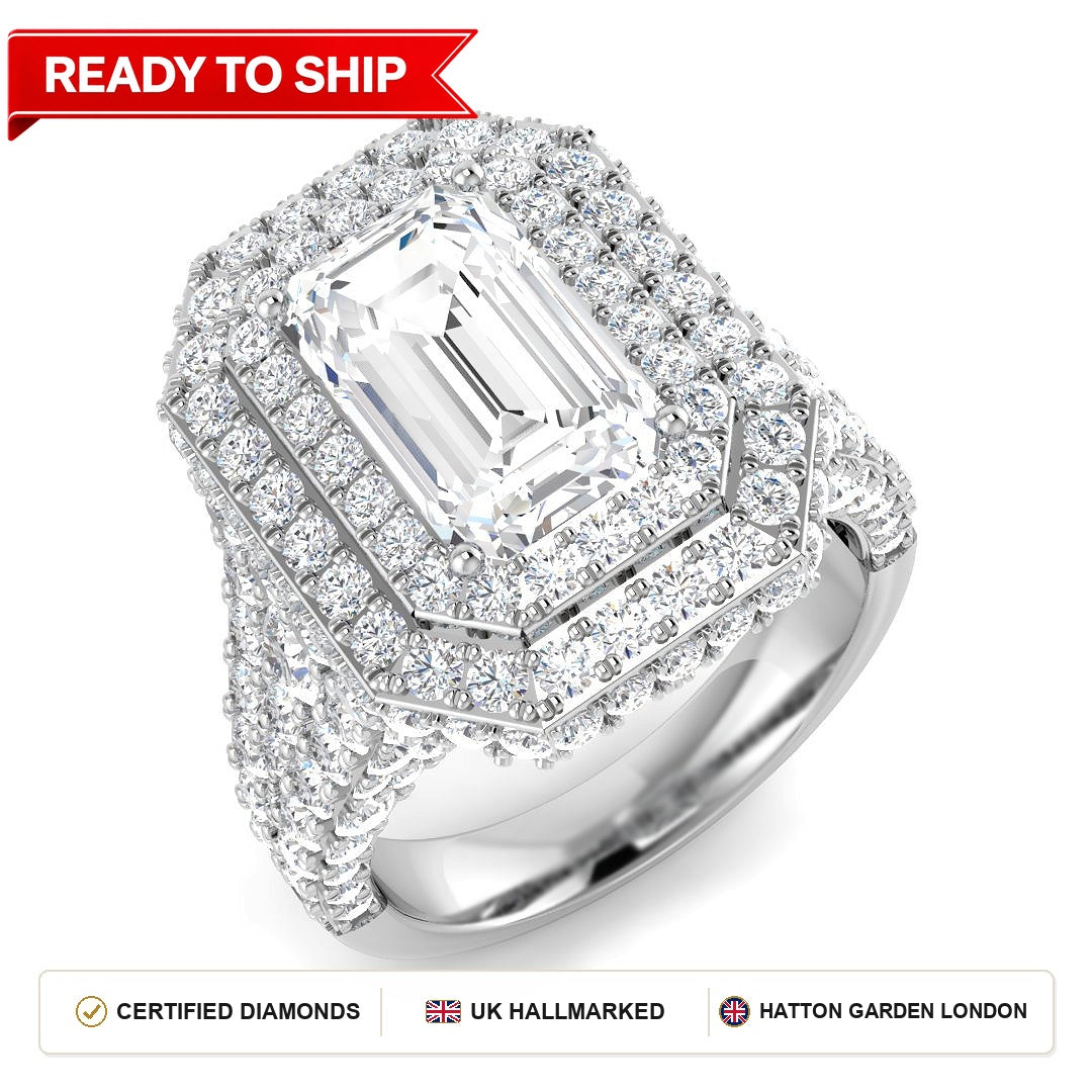Lab grown diamond earring