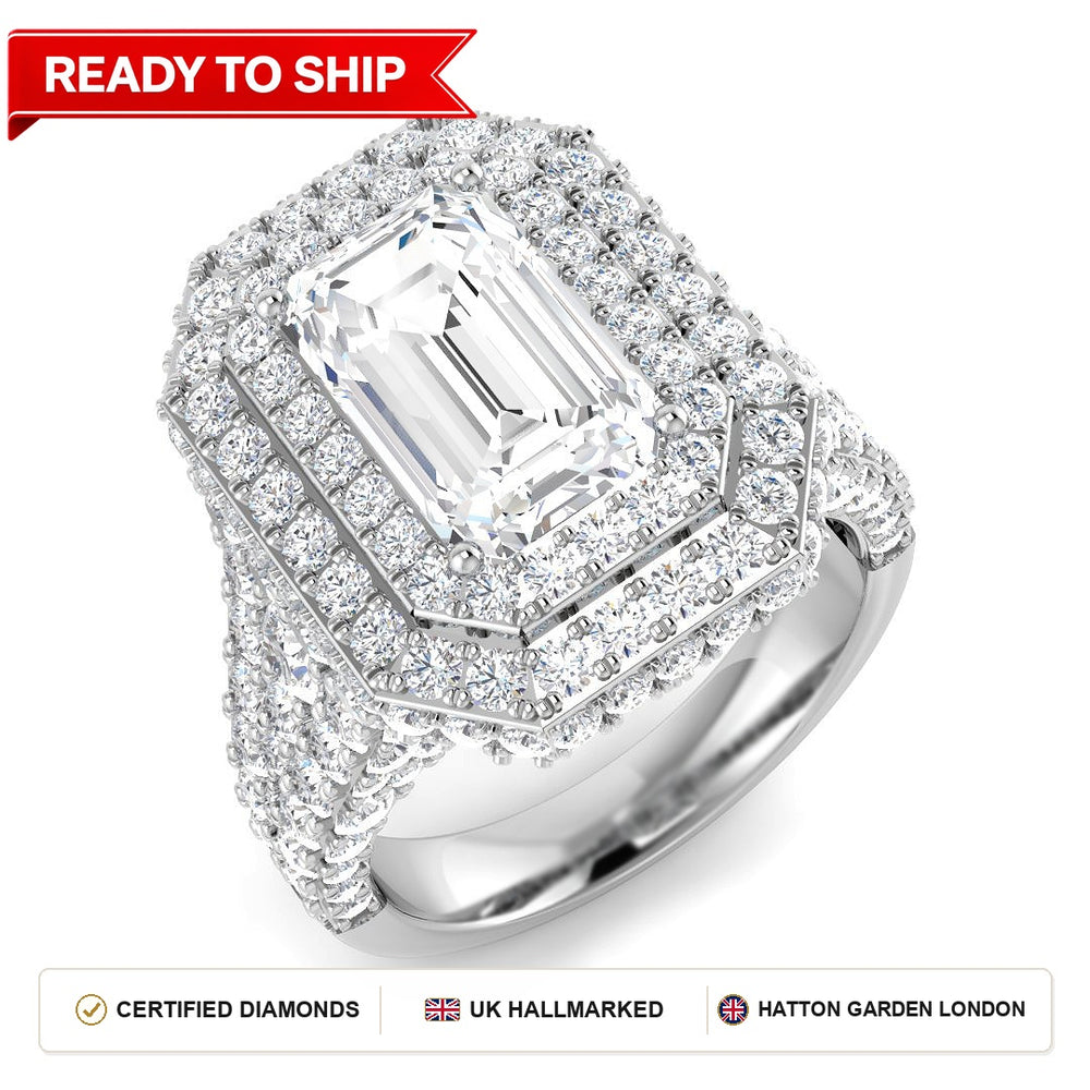 Lab grown diamond earring