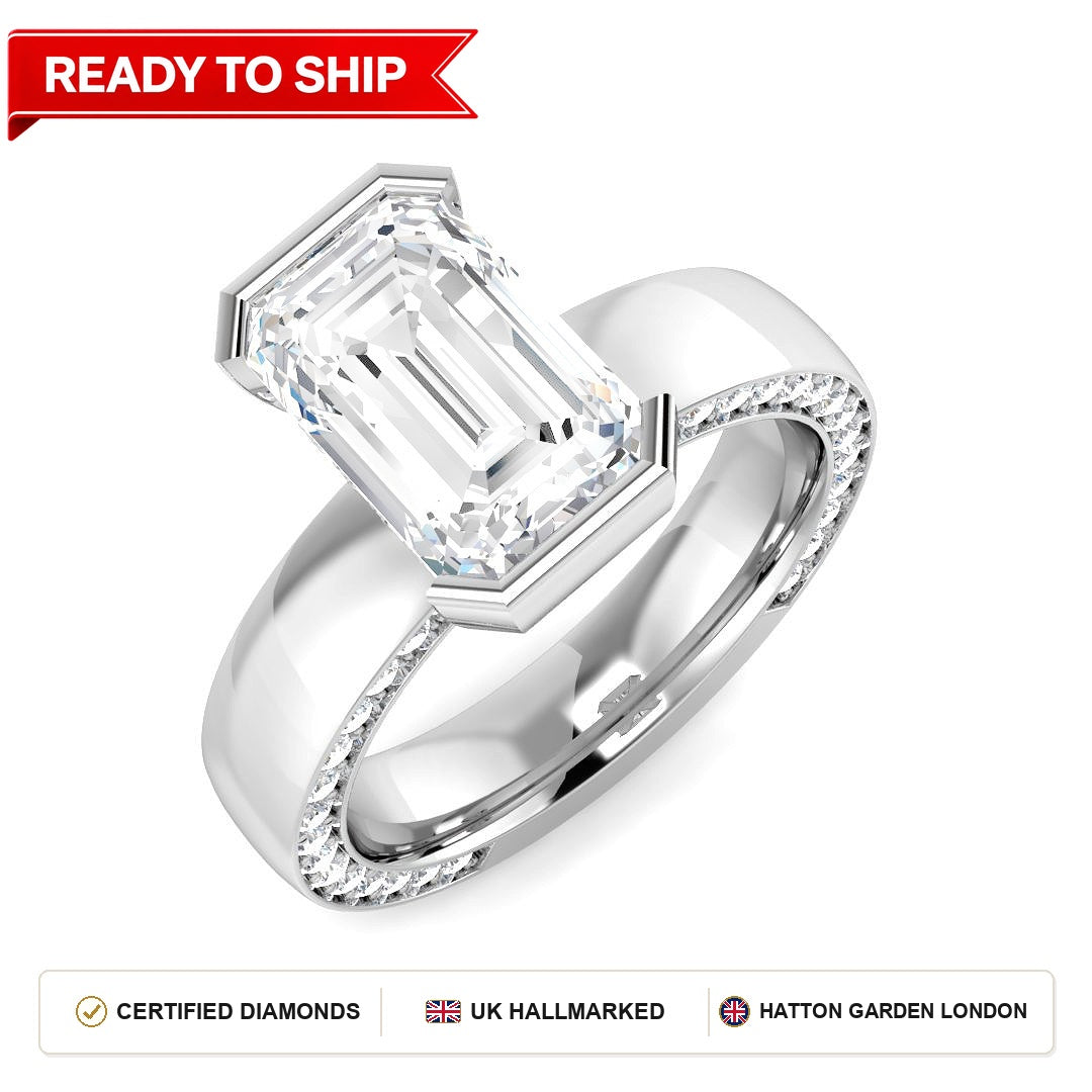 Lab grown diamond earring