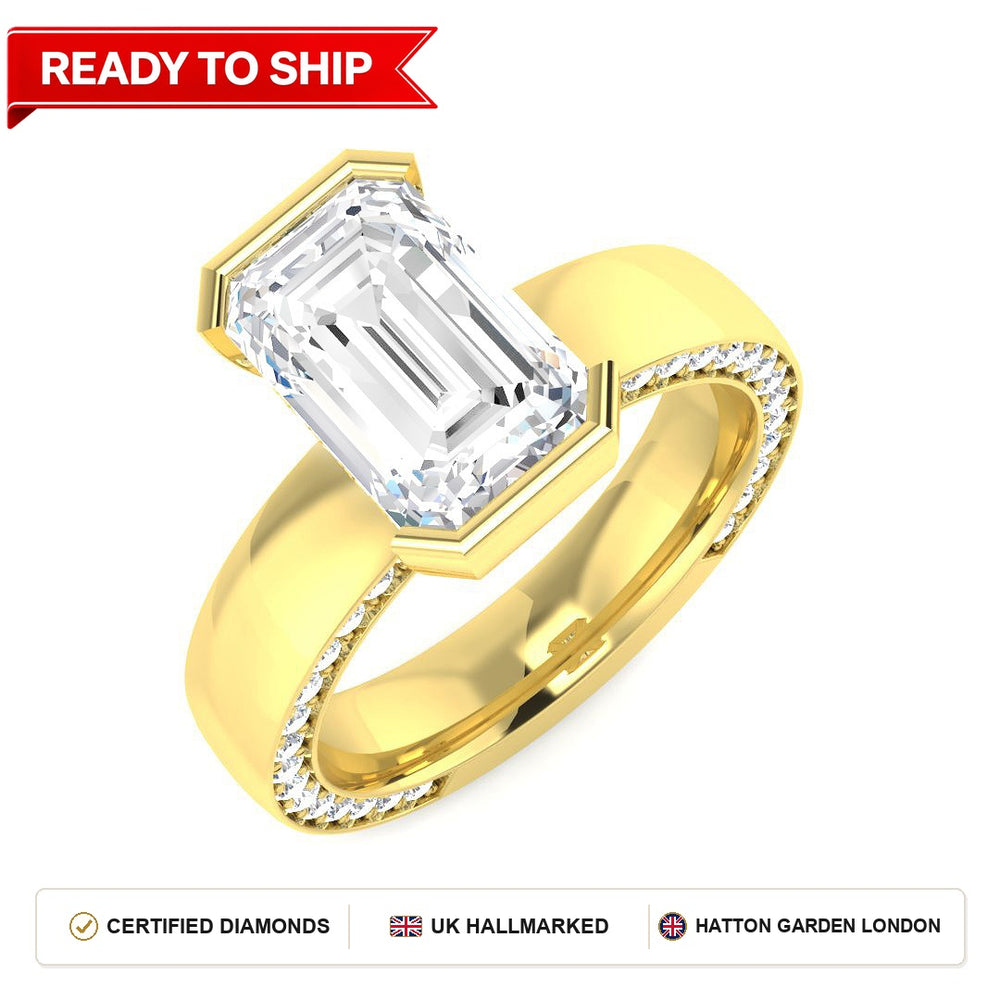Lab grown diamond earring