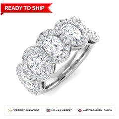 Lab grown diamond earring