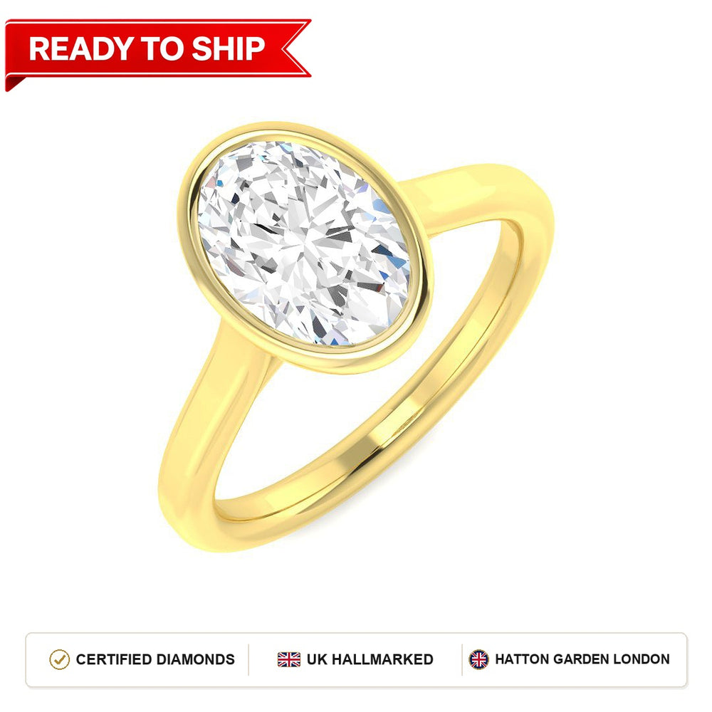 Lab grown diamond earring