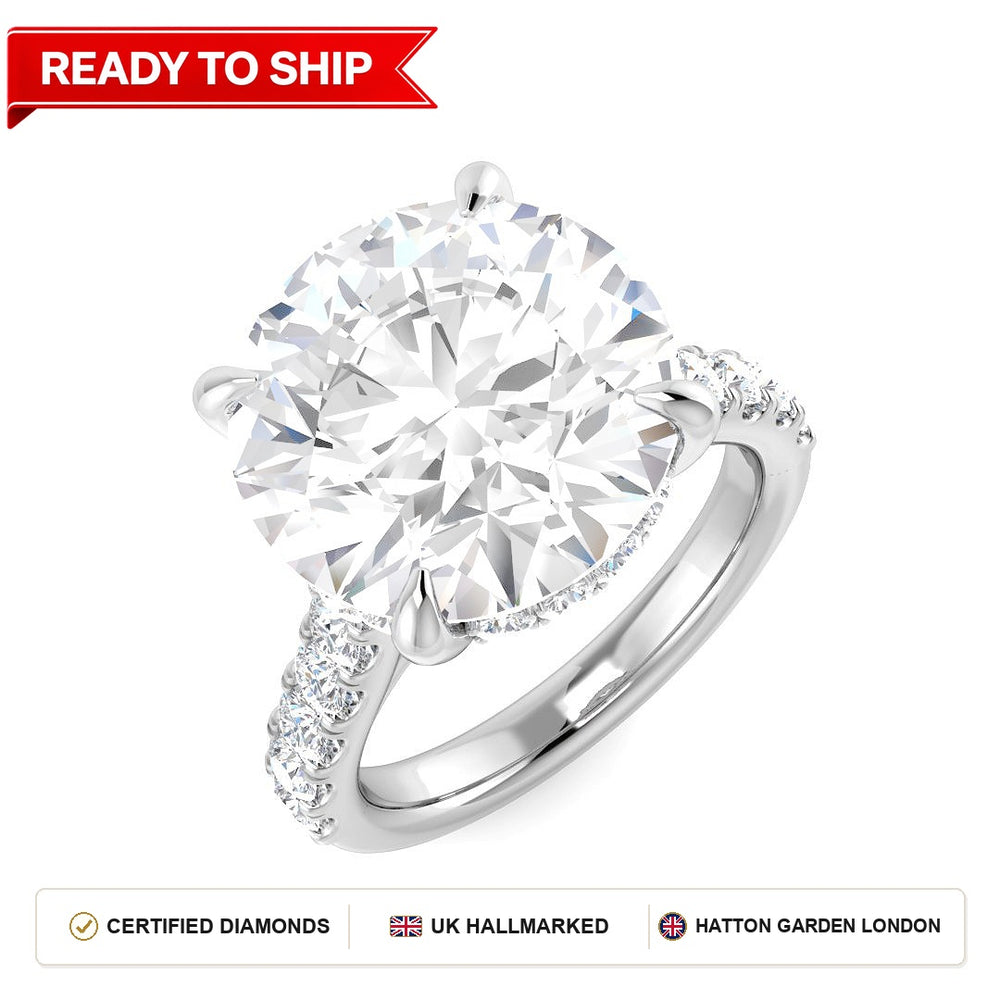 Lab grown diamond earring