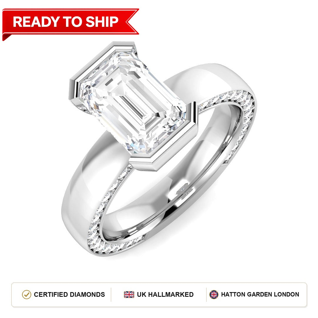 Lab grown diamond earring