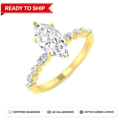Lab grown diamond earring