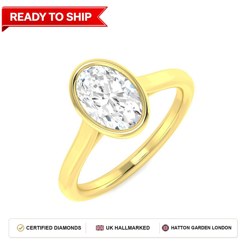 Lab grown diamond earring