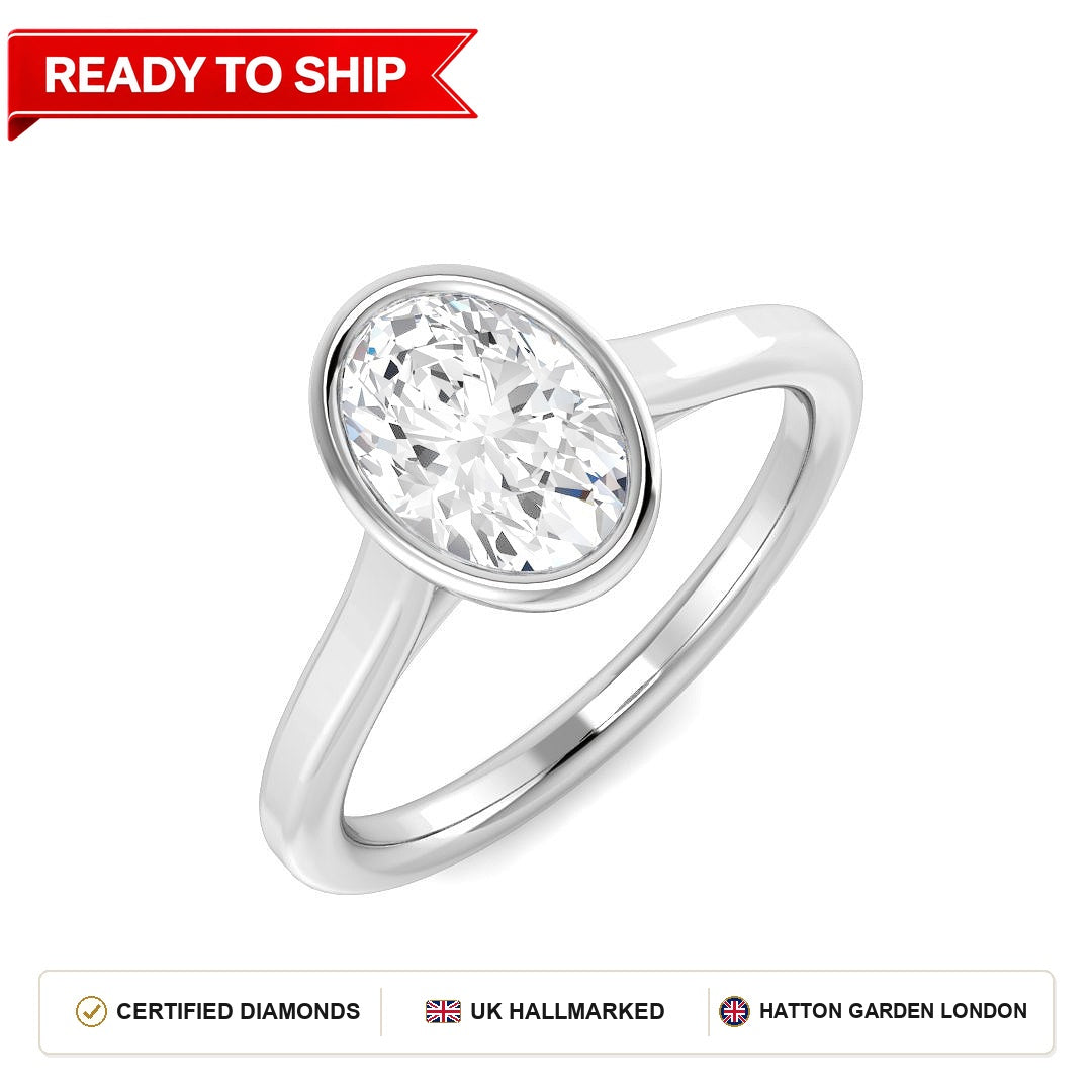 Lab grown diamond earring